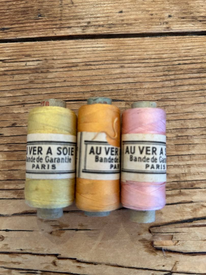フランス蚤の市購入アンティーク糸13点セット