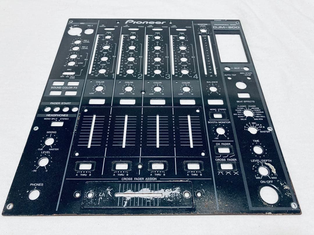 Pioneer DJM-800 ミキサーパネル