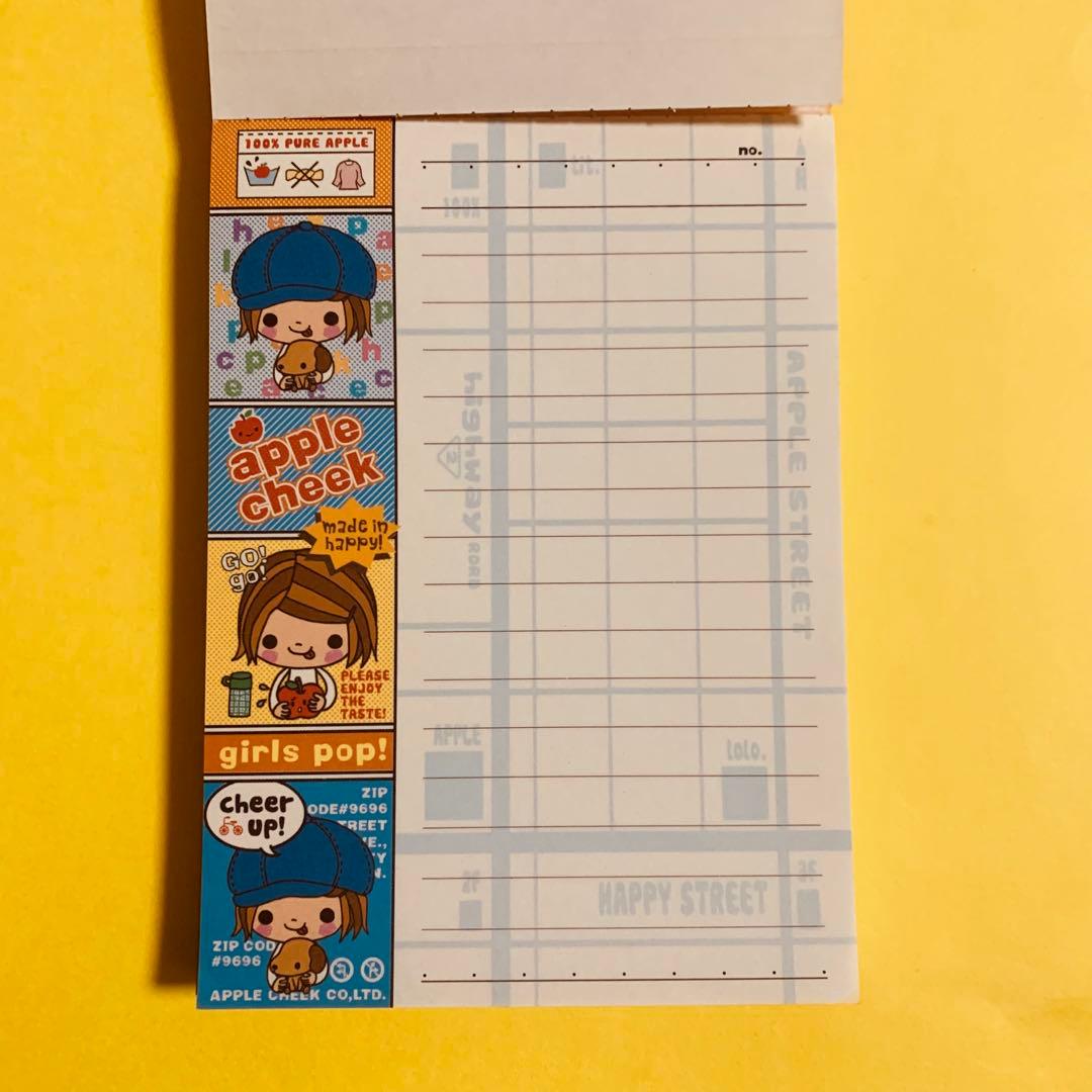 クーリア Q-LiA スイーツ女の子イラスト メモ帳 平成レトロ