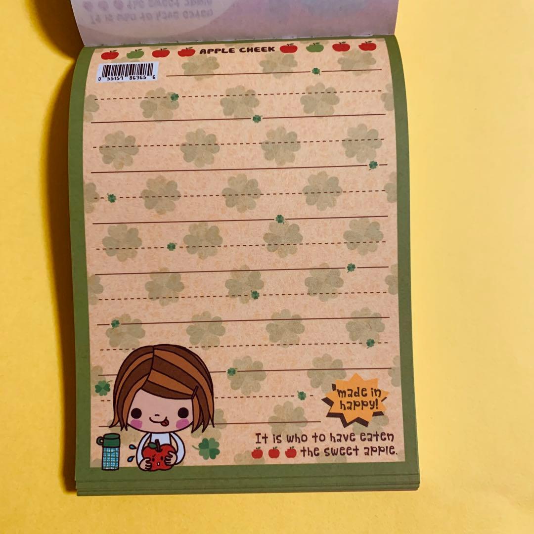 クーリア Q-LiA スイーツ女の子イラスト メモ帳 平成レトロ