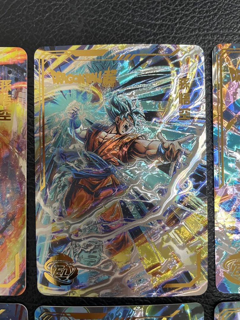 ④超サイヤ人ゴッド、ブルー孫悟空　6枚　海外版　ヒストリーオブドラゴンボール