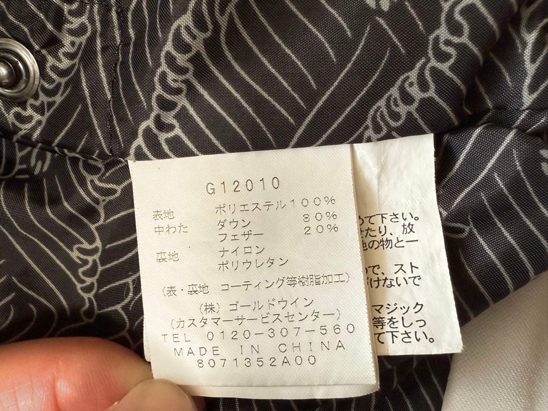 【あったかダウン】GOLDWIN ゴールドウインホワイト スキーウェア 男女共用