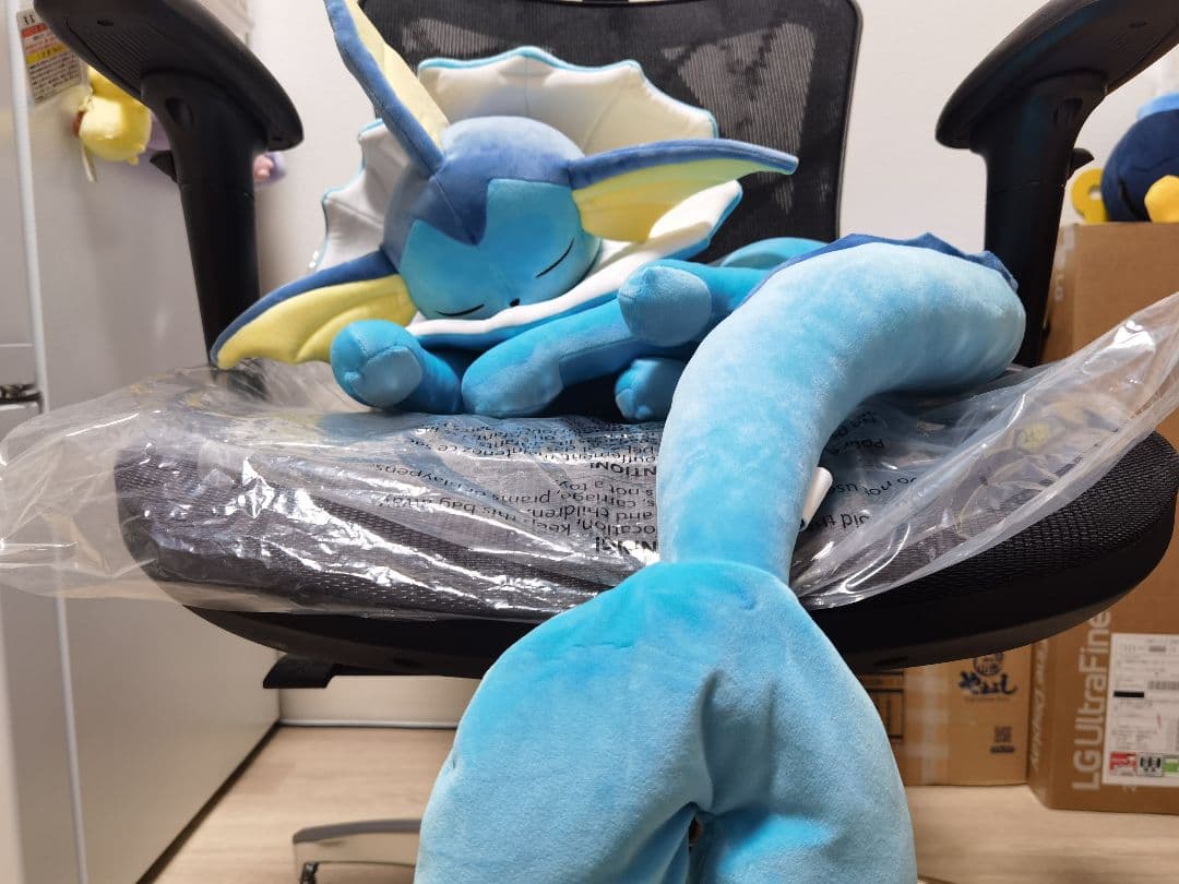 海外限定 ポケモン すやすやシャワーズ ぬいぐるみ