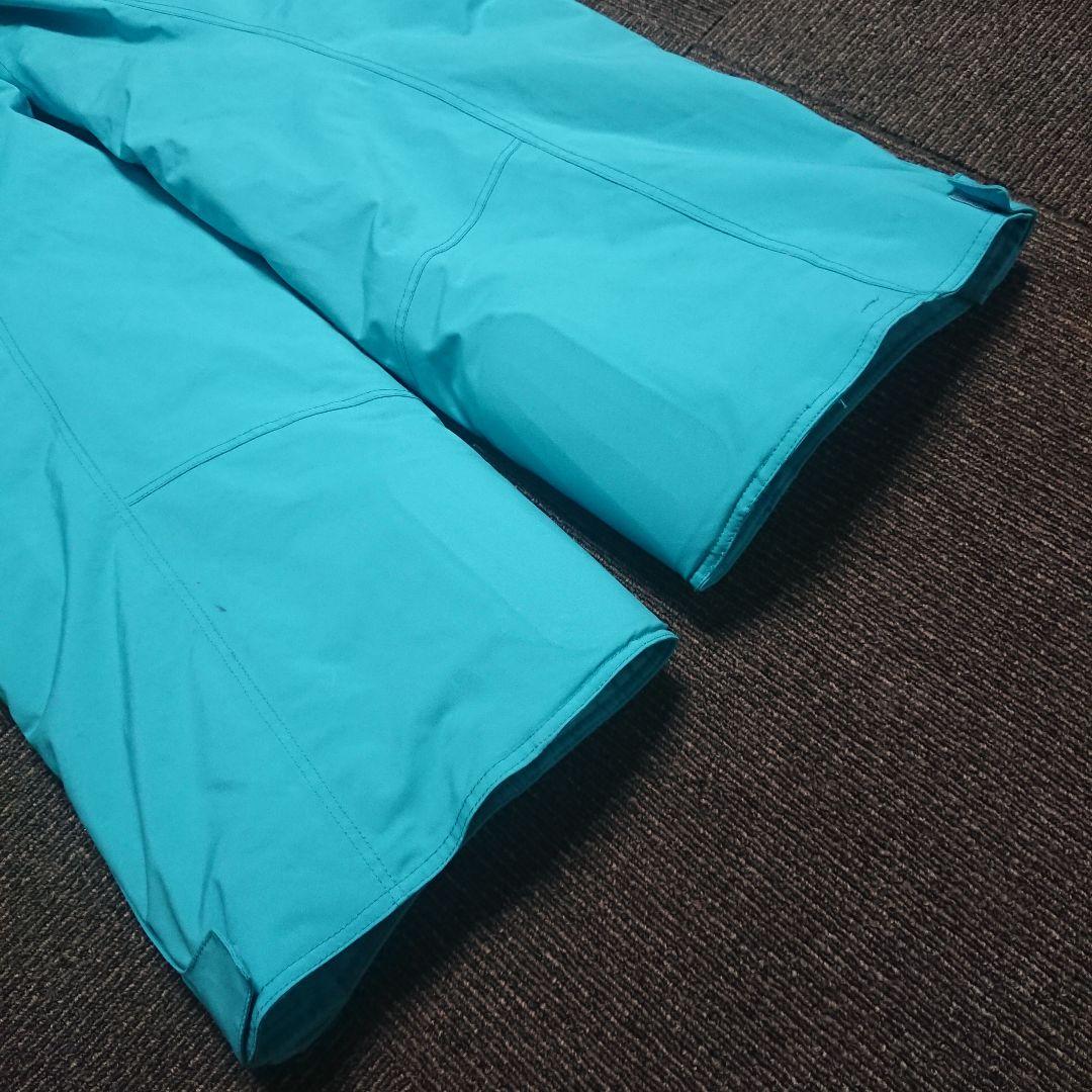 送料無料【MIZUNO】水色無地スキーパンツ L