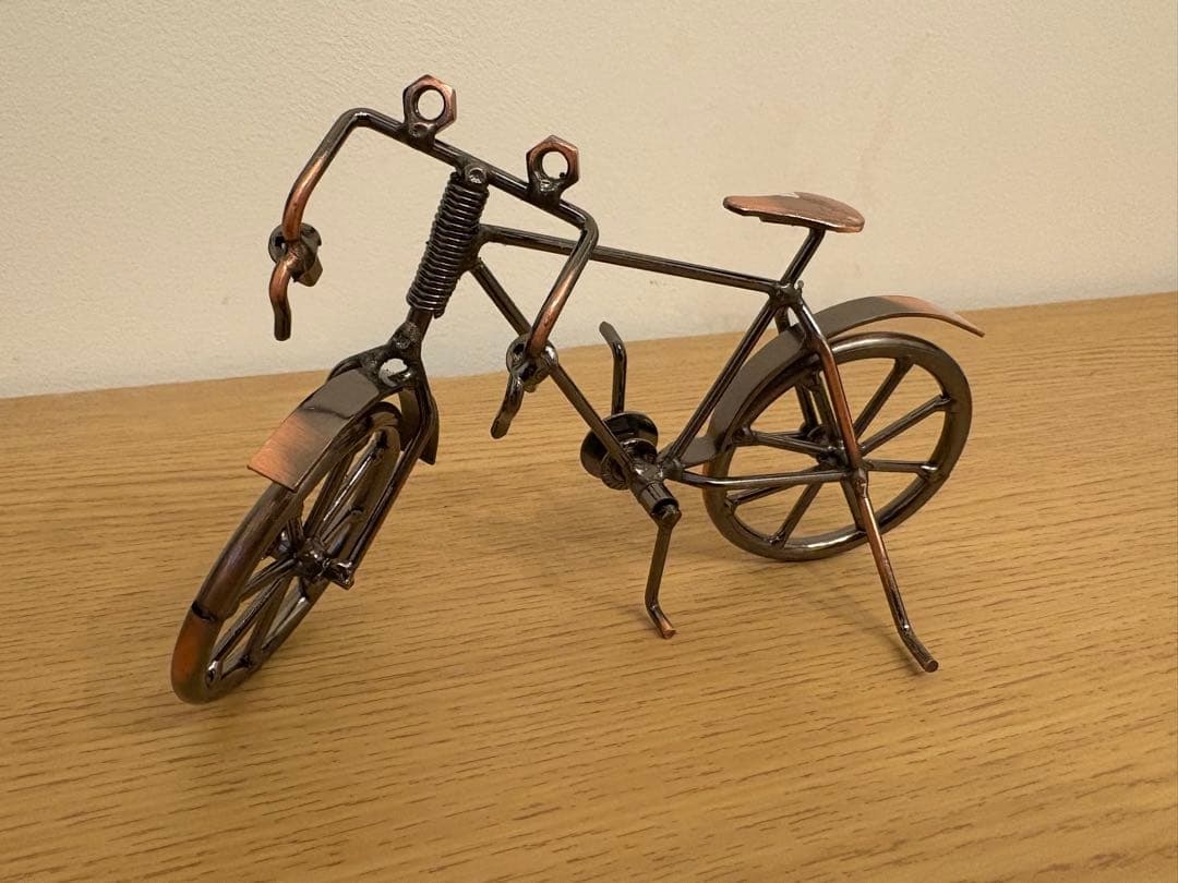 【希少・海外一点物】ボルトナットアート 2点セット バイク＆自転車 アンティーク