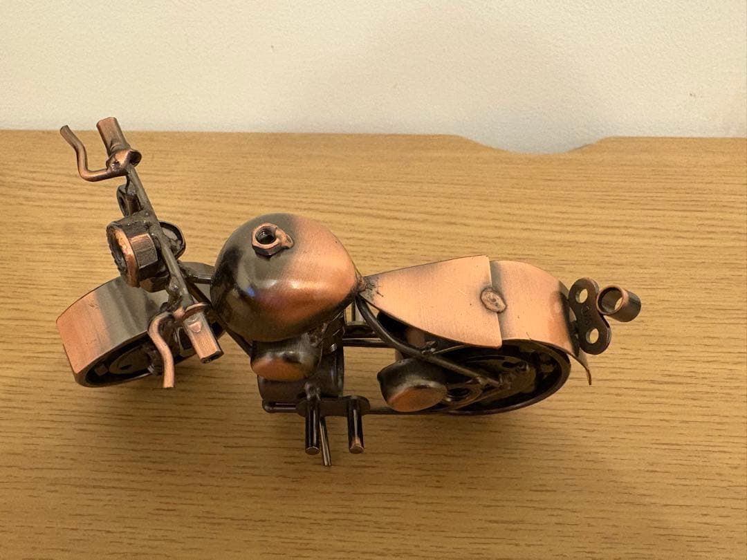 【希少・海外一点物】ボルトナットアート 2点セット バイク＆自転車 アンティーク