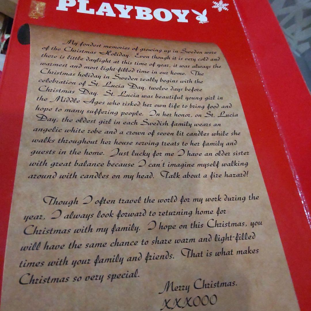 プレイボーイ⭐️限定2000個、2003年クリスマス、フィギュア40cm