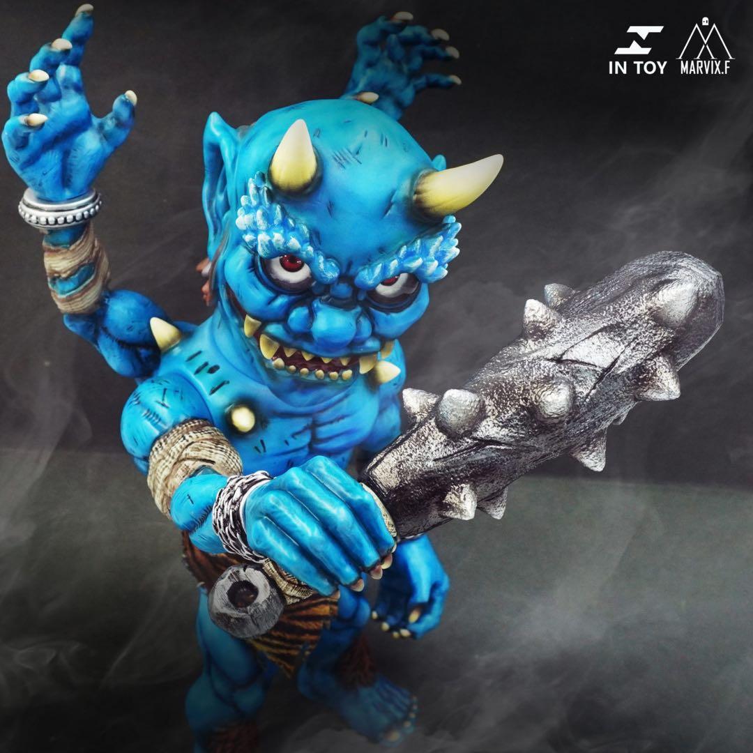 鬼入道　二期色　青竜エディション　デビル　怪獣　可動　ソフビ　フィギュア　限定