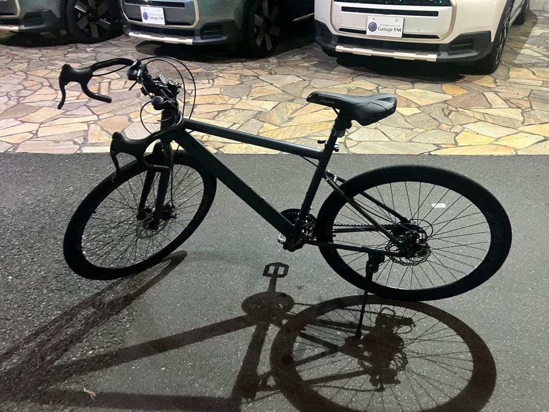 「(あさらーめん)」ESLUVEクロスバイクブラック