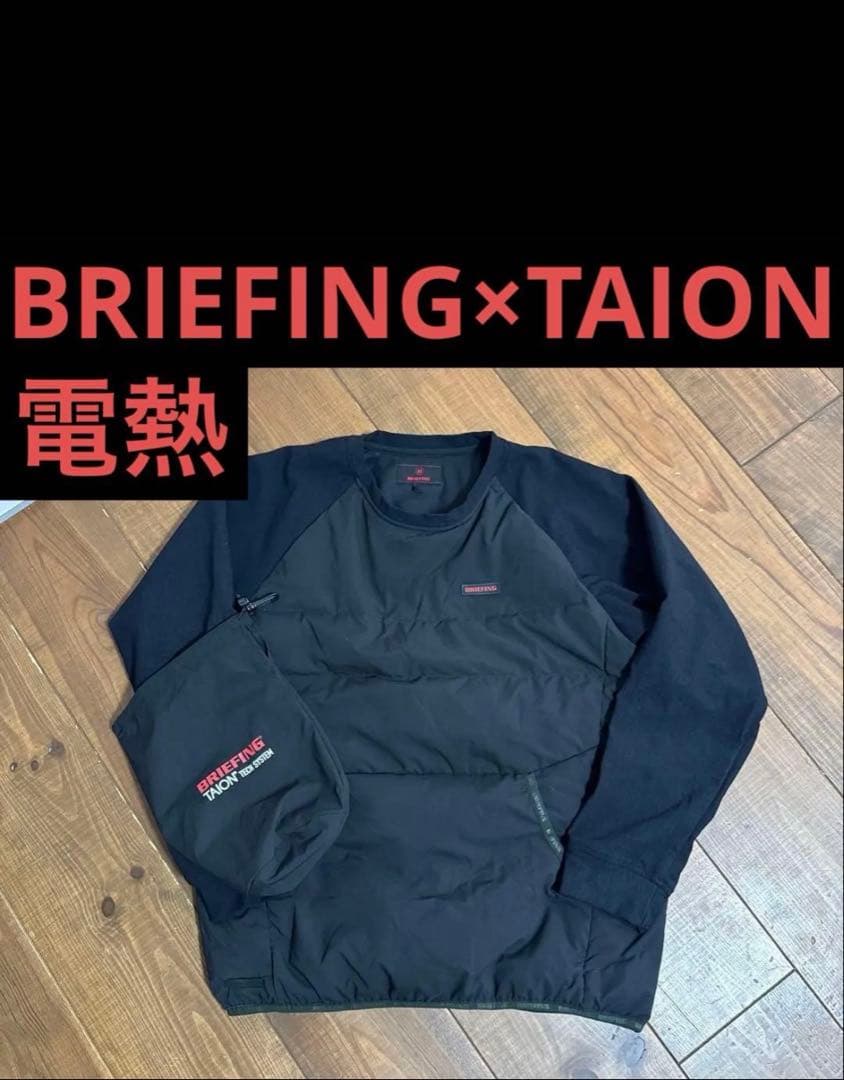 ブリーフィング　ゴルフ　BRIEFING TAION クルーネック　ダウン