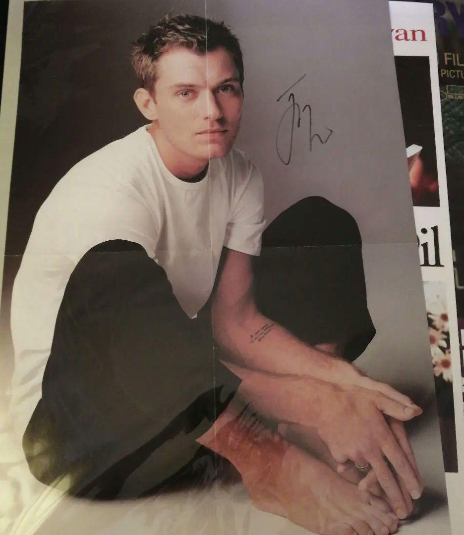 ジュード・ロウの直筆サイン入りポスター