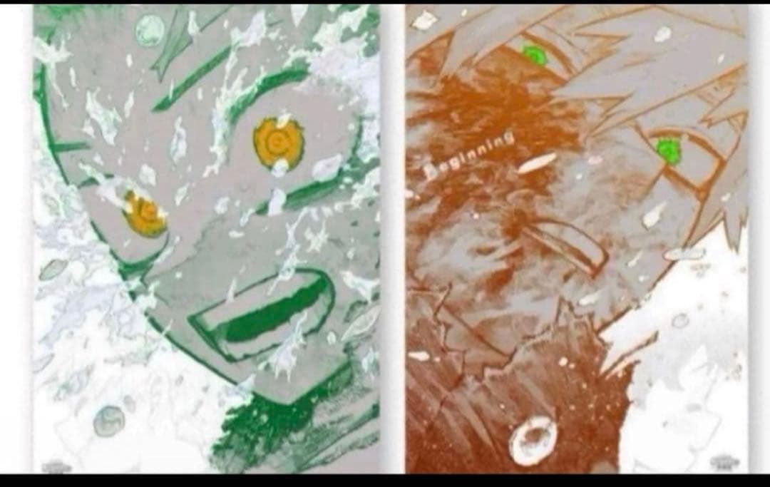 k*u様 ヒロアカ 原画展 A2 アートポスター 2枚セット The Begin