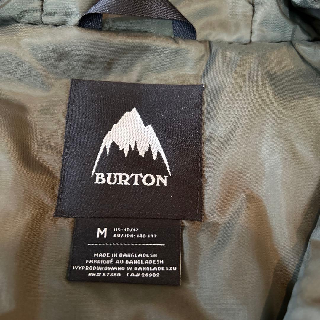 Burton 迷彩 スノーウェア ジャケットとパンツセット