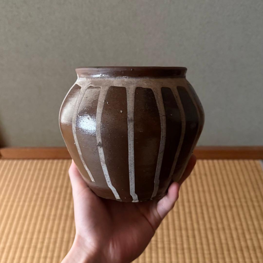 古丹波 丹波 流釉小壷 江戸時代 明治時代 古美術 骨董 民藝 白丹波 古備前