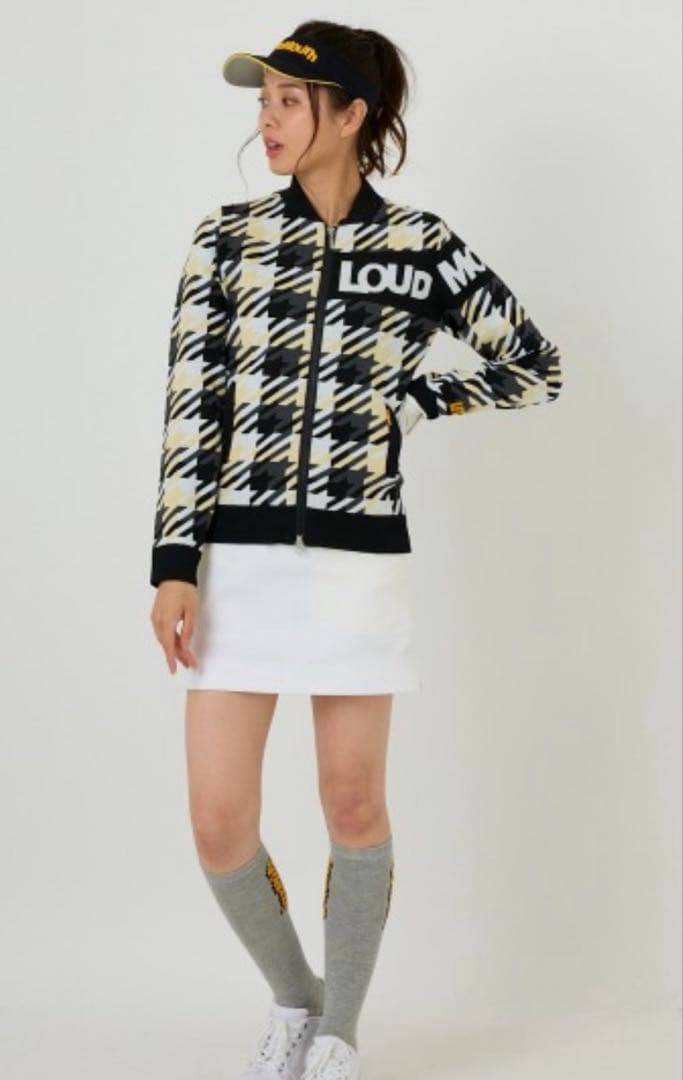 LOUDMOUTH チドリ柄 フルジップジャケット