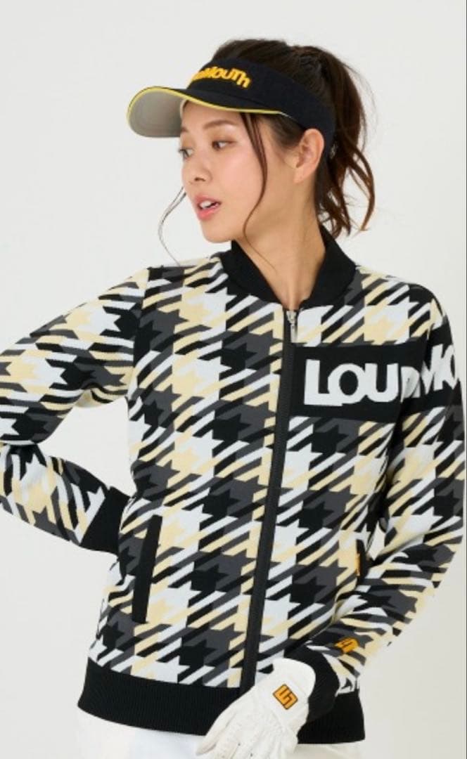 LOUDMOUTH チドリ柄 フルジップジャケット