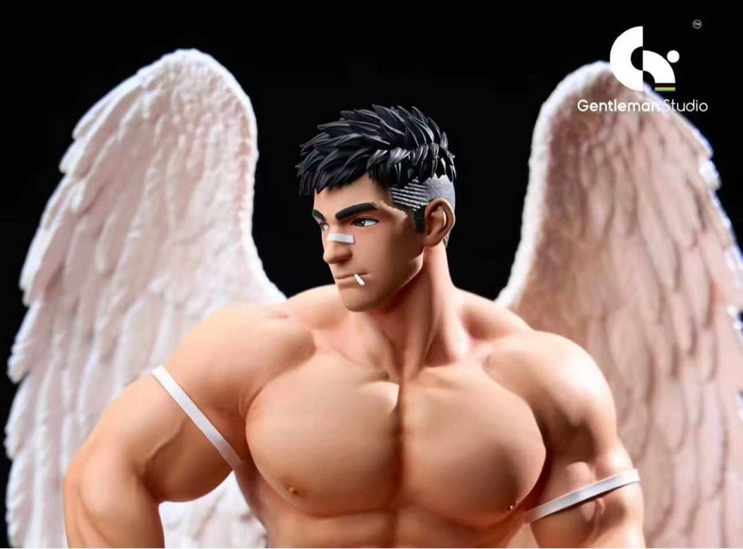 天使-野二塗装済みフィギュア