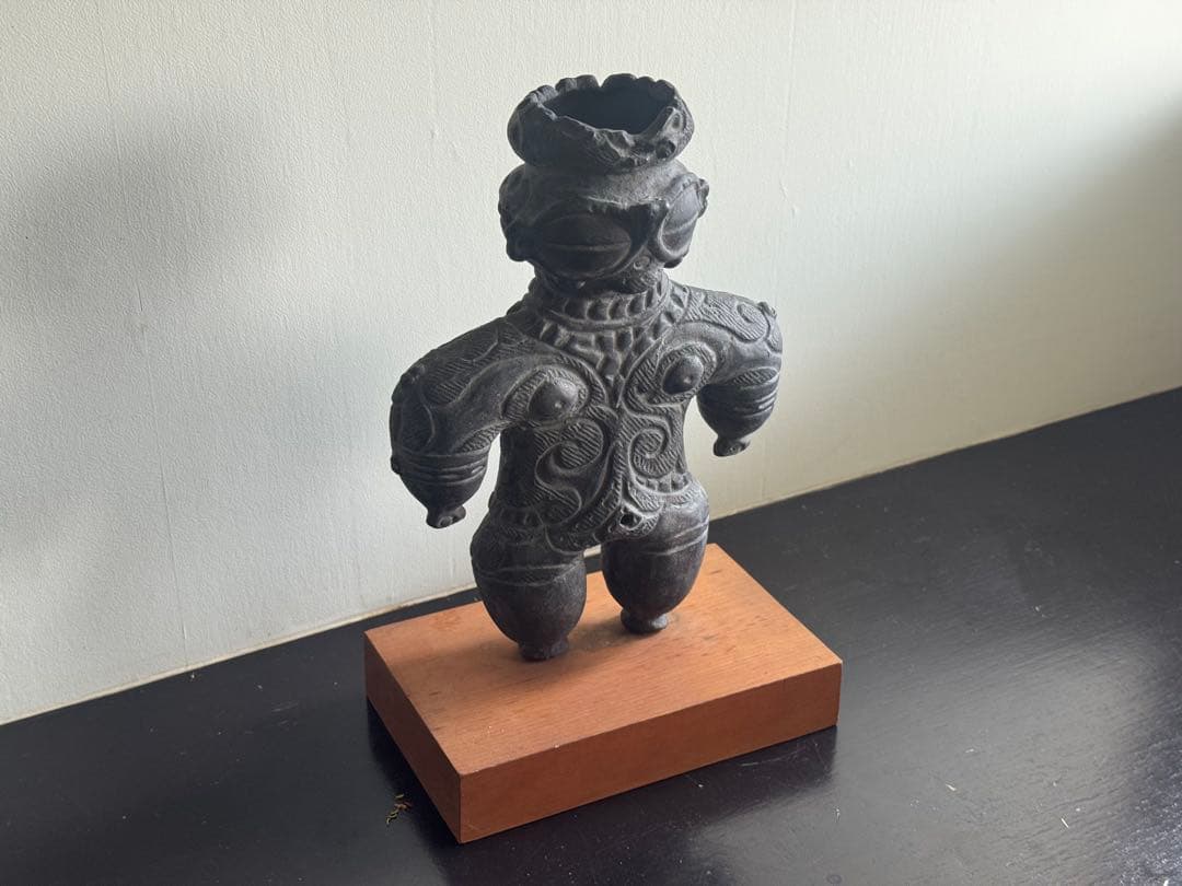 遮光器土偶 土偶 高さ27cm 明古堂 花瓶