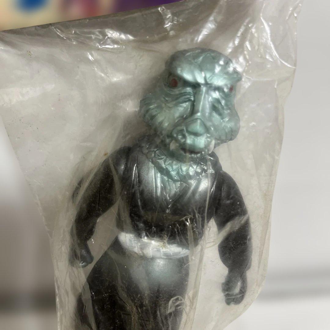 ⚠️デッドストック　変身忍者嵐　鬼火まむし　ミニソフビ　ポピー　当時物