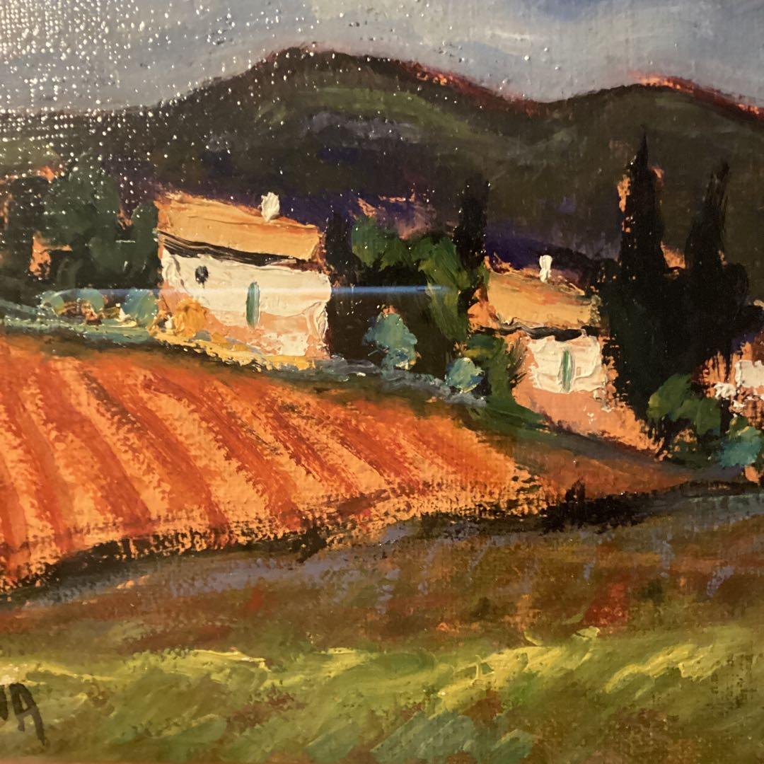 アルフレッド　ペルシア　油彩画　フランス人作家　風景画　　アート