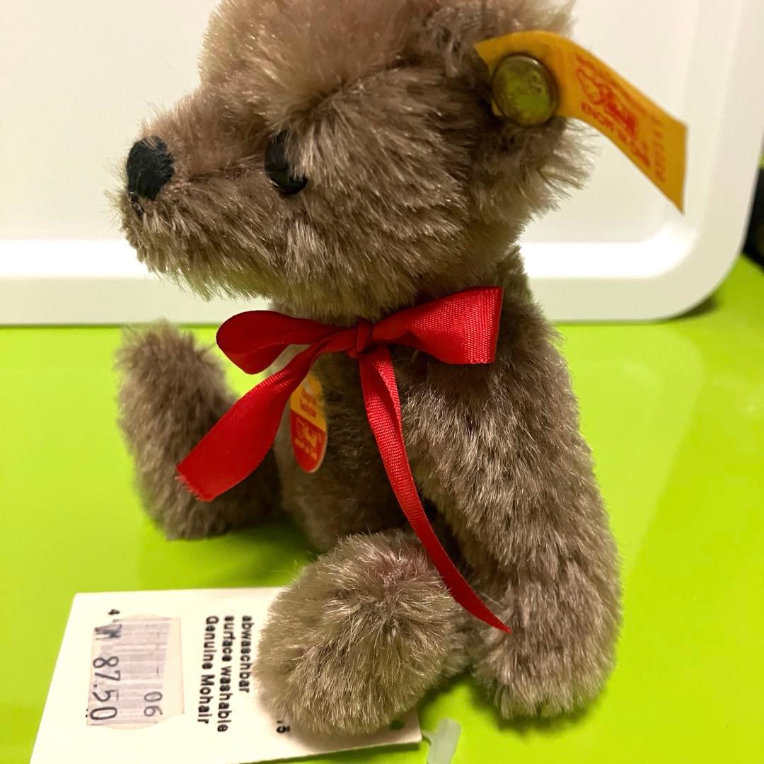 シュタイフ（steiff)⭐️小さめテディベア⭐️こげ茶⭐️ビンテージ