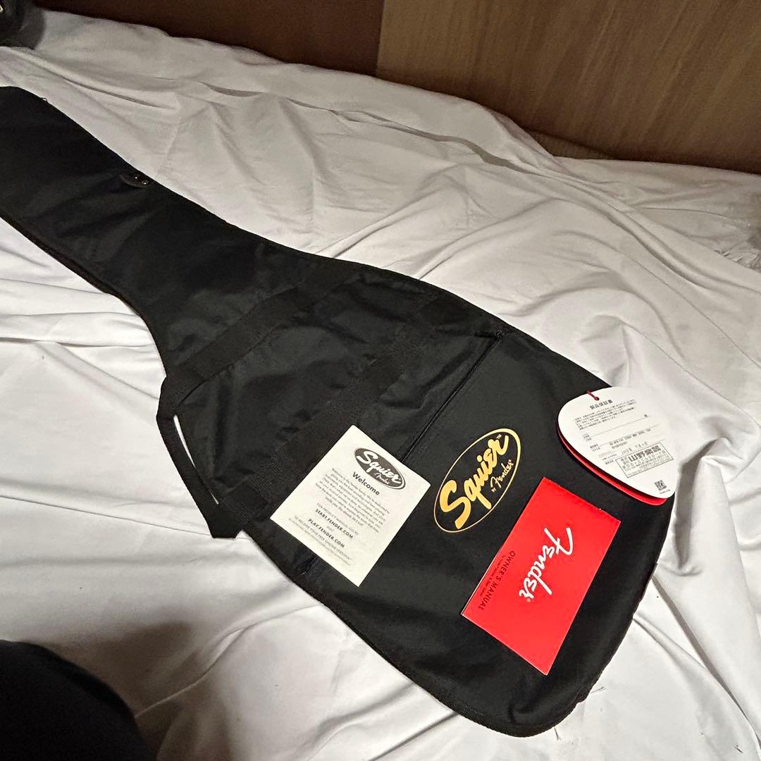 美品メンテ済 スクワイヤー ストラトキャスター アフィニティHSSラメ黒