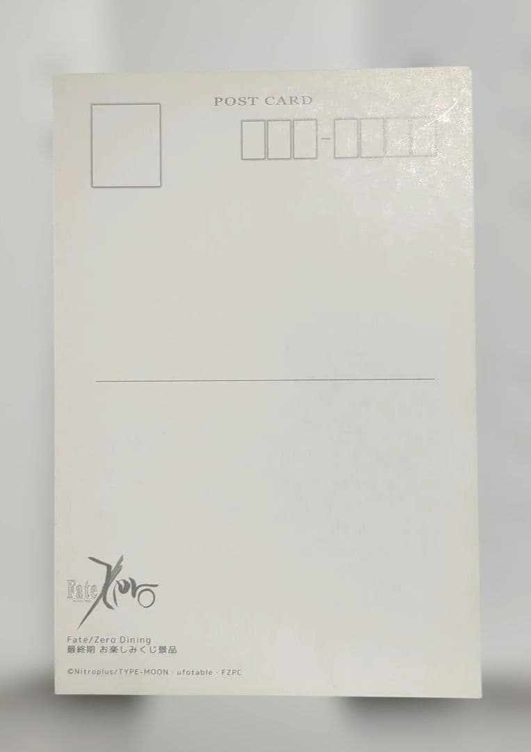 d*3様 Fate Zero ダイニング ポストカード アメコミ セイバー