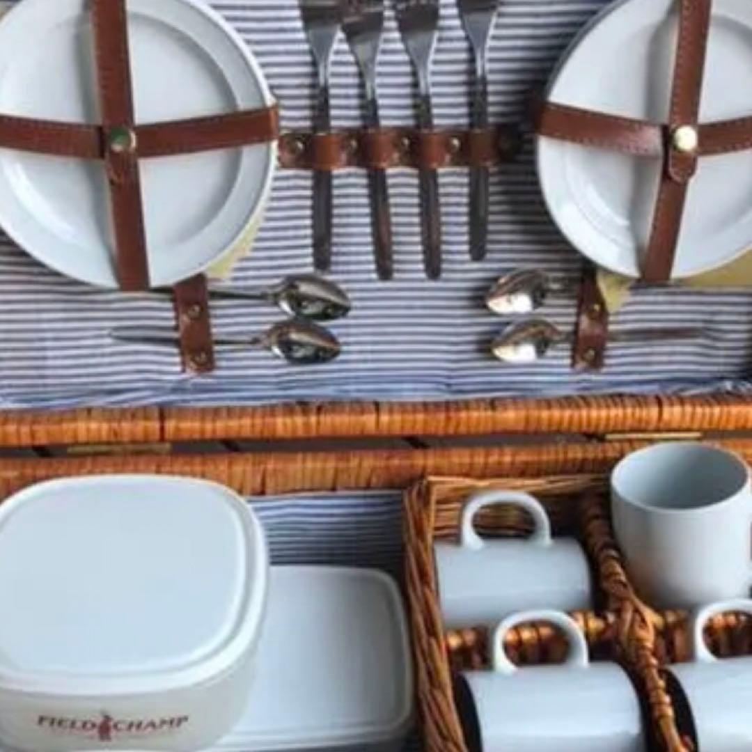 ゴイチ FIELD CHAMP ピクニックバスケット FB-100 ビンテージ