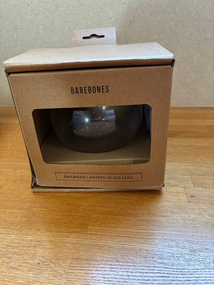 点灯確認済み　ベアボーンズ　レイルロードランタン　カーキ　アンバーホヤカスタム