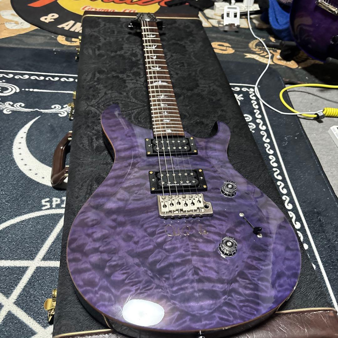 PRS エレキギター 紫色
