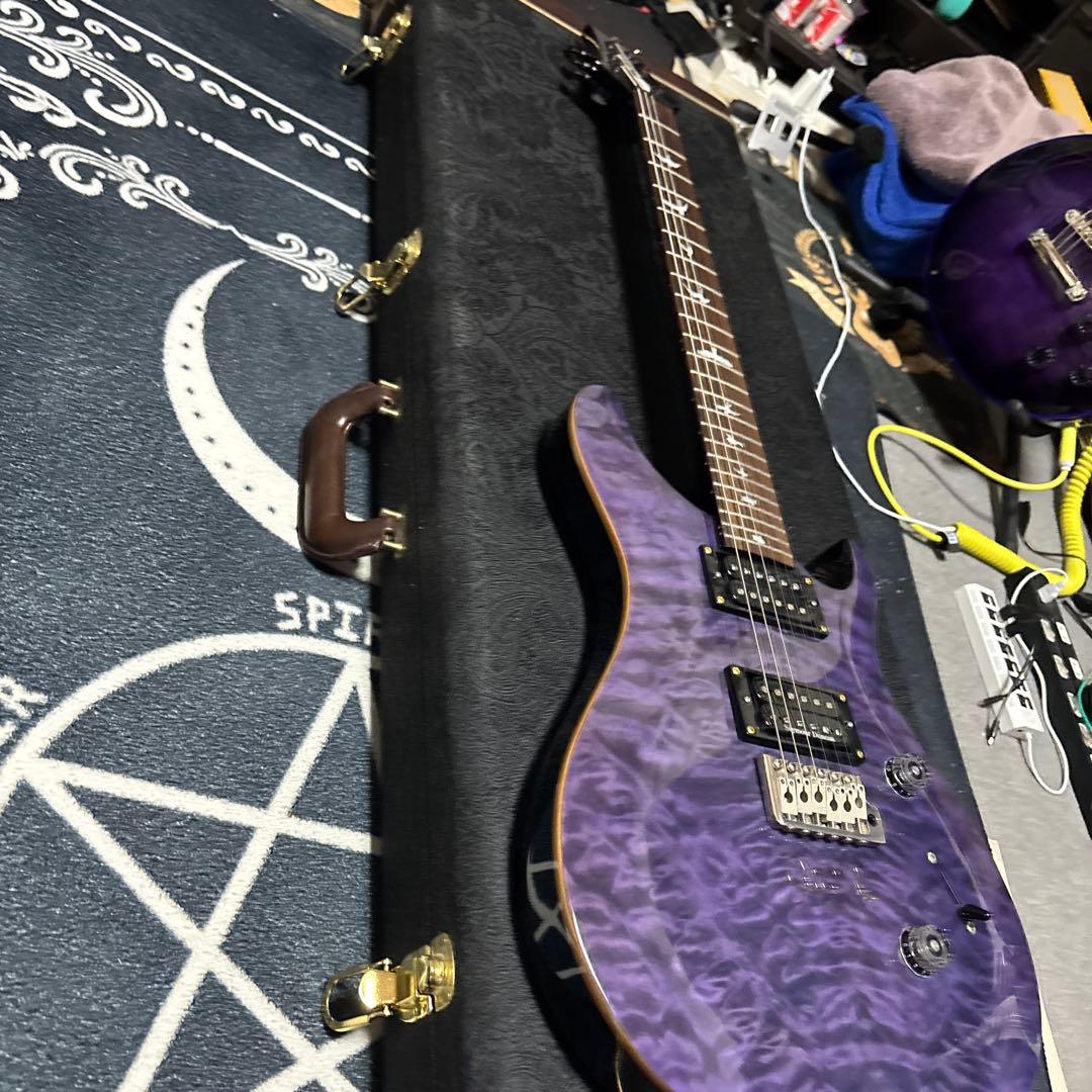 PRS エレキギター 紫色