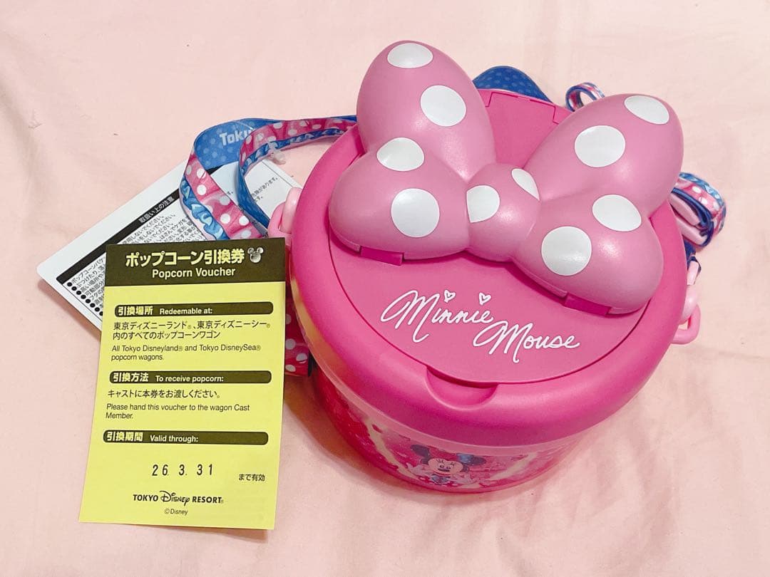 ディズニー パルパルーザ ミニー ミニパル ミニファン ポップコーンバケット