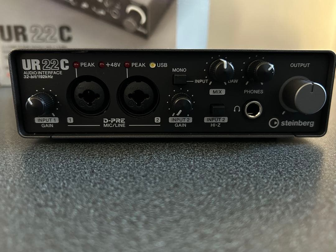 オーディオインターフェース steinberg UR 22C