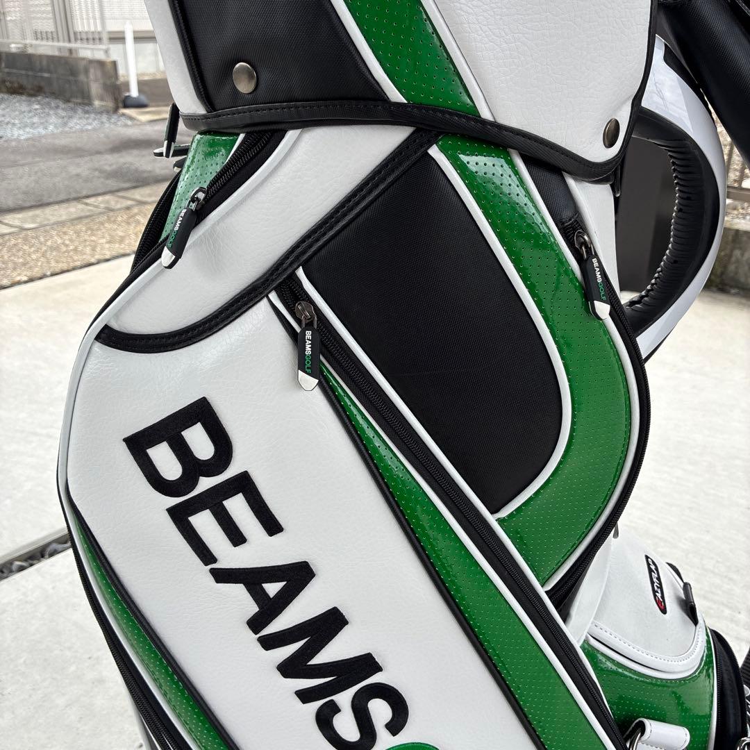 【極美品】BEAMS GOLF ツアー プロ キャディバッグ　ビームスゴルフ