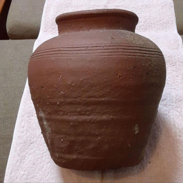 骨董　備前焼　茶壷