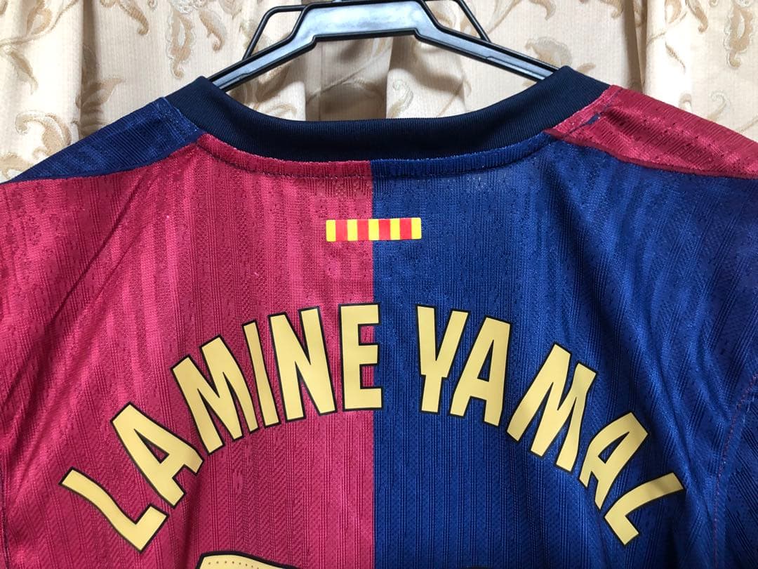 バルセロナ24/25 ラミン・ヤマル 国内3冠 リーグ仕様 オーセンティック