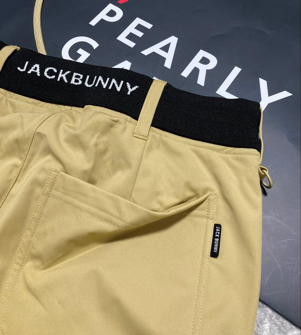 新品 パーリーゲイツ ジャックバニー エアシャット裏フリース防風パンツ(4)M