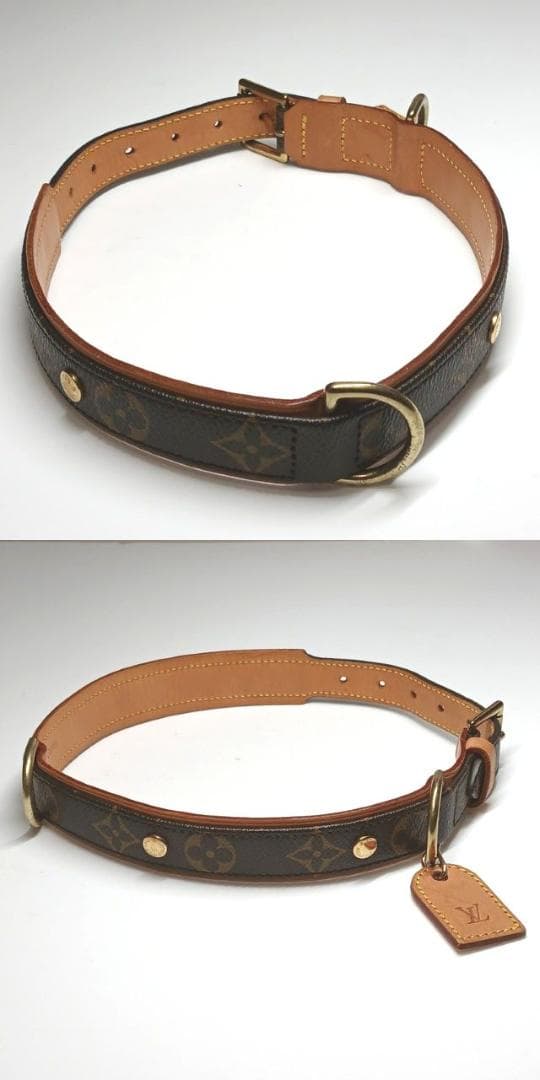 良品 ルイヴィトン 首輪 大型犬 コリエバクスターGM ドッグカラー 廃盤品
