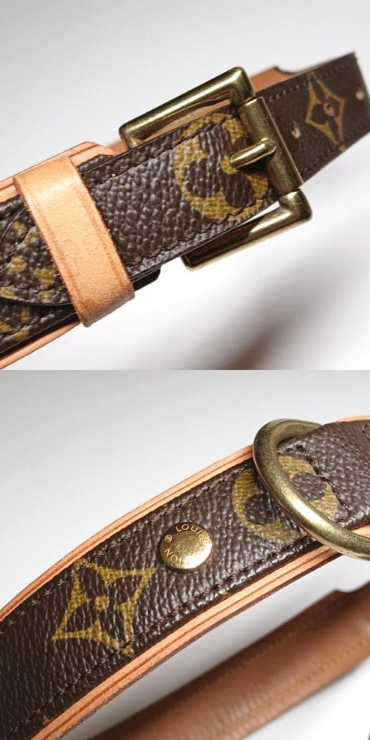 良品 ルイヴィトン 首輪 大型犬 コリエバクスターGM ドッグカラー 廃盤品