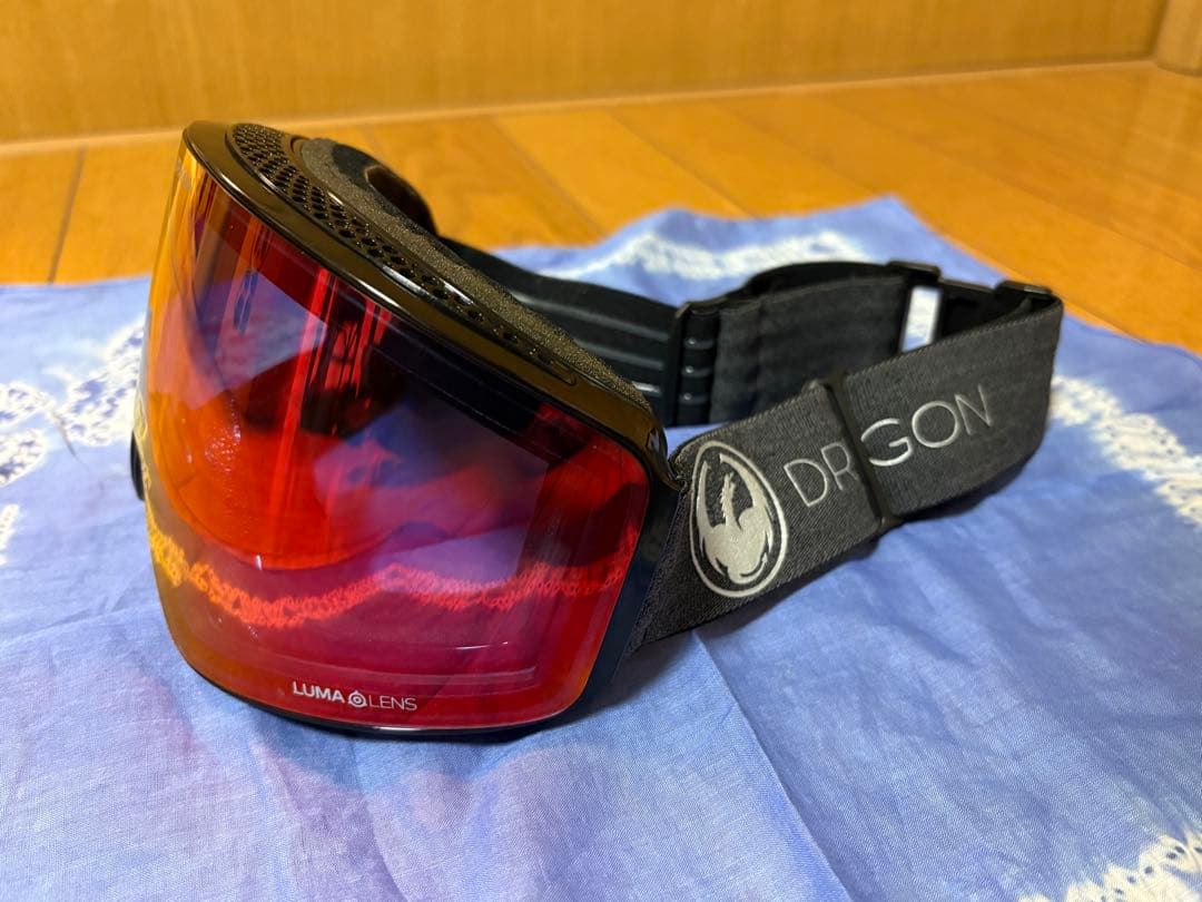 DRAGON PXV ゴーグル レッドレンズと交換用グリーンレンズ付き
