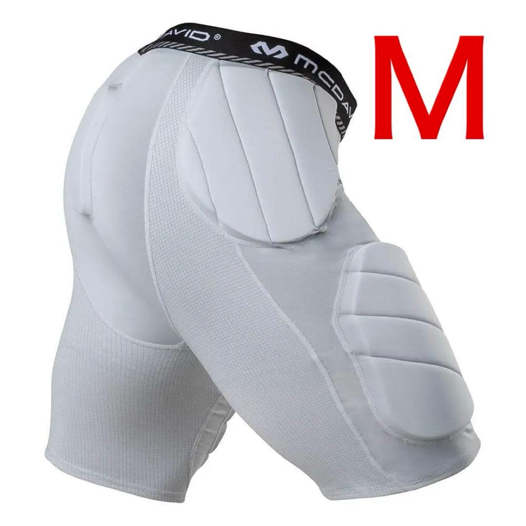 【新品】　McDavid マクダビッド　5パッド付ガードル　グレー　M