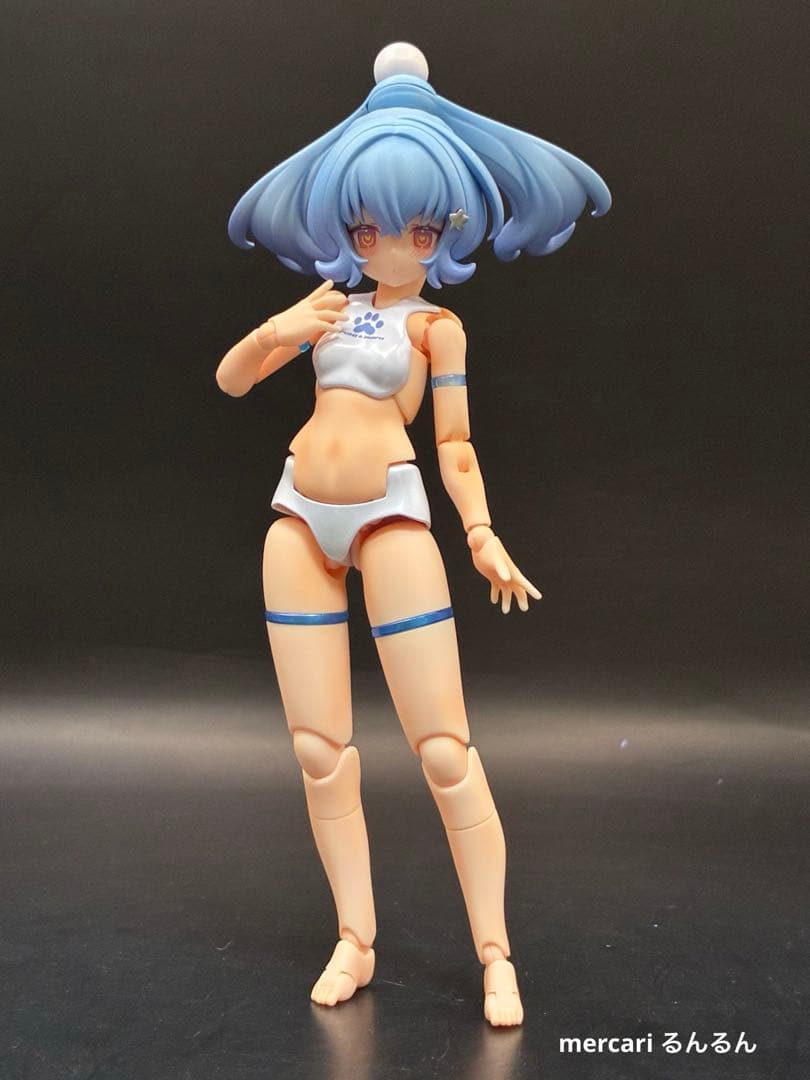 まこまこ メガミデバイス PUNI☆MOFU 雪トゥ 塗装完成品