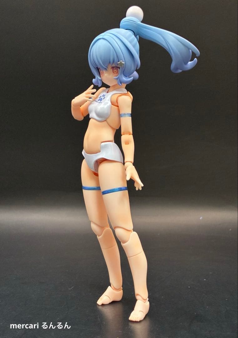 まこまこ メガミデバイス PUNI☆MOFU 雪トゥ 塗装完成品