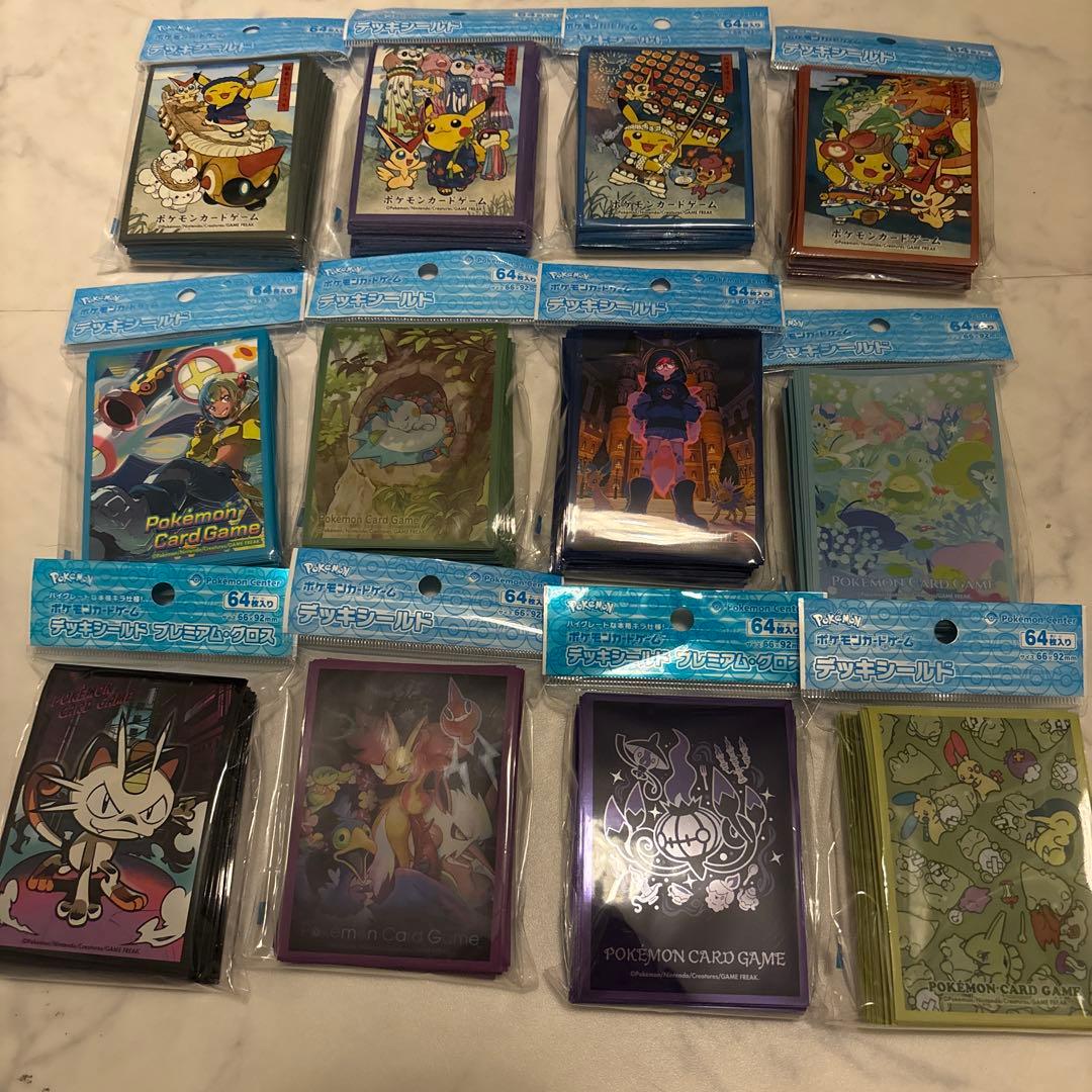 ポケモン　デッキシールド　まとめ　セット　12点
