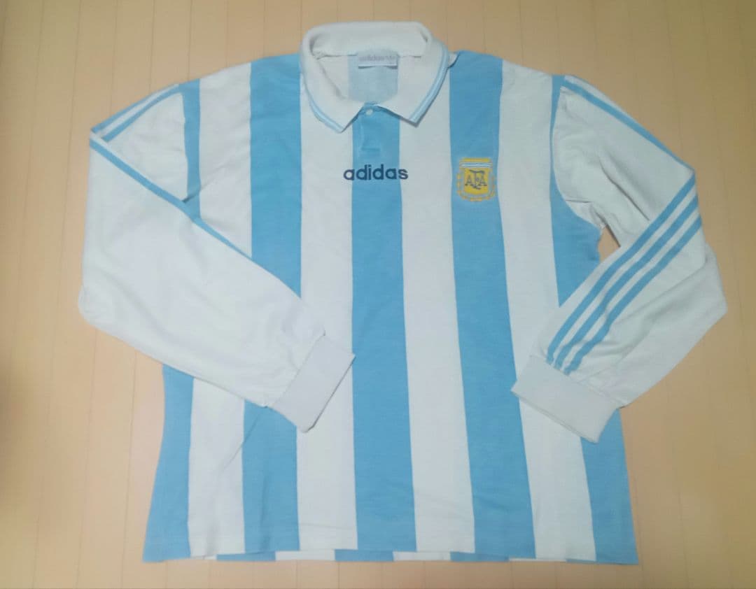 超レア adidasアディダス アルゼンチン代表 94（H）長袖ゲームシャツ