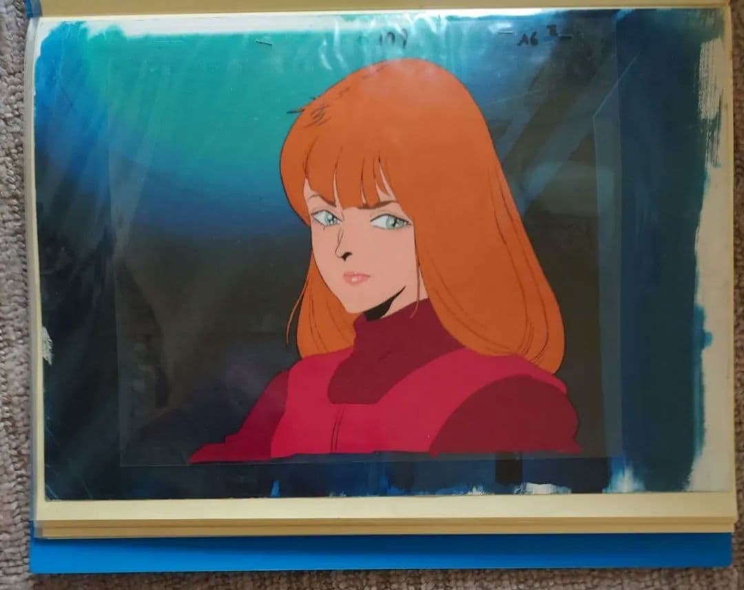 背景付セル画　聖戦士ダンバイン　マーベル・フローズン