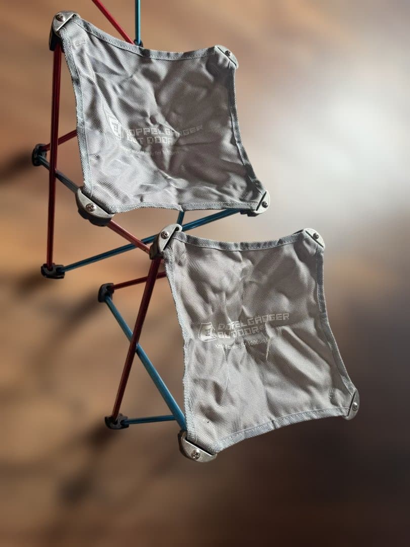 ドッペルギャンガー　限定1000セット　折りたたみテーブルチェア2脚　美品