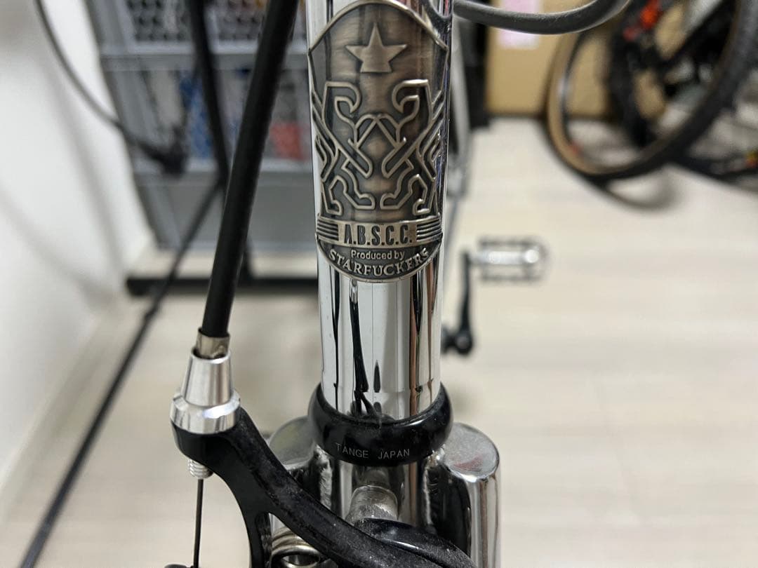 クロモリ　mashカスタム　スティールエラ完成車