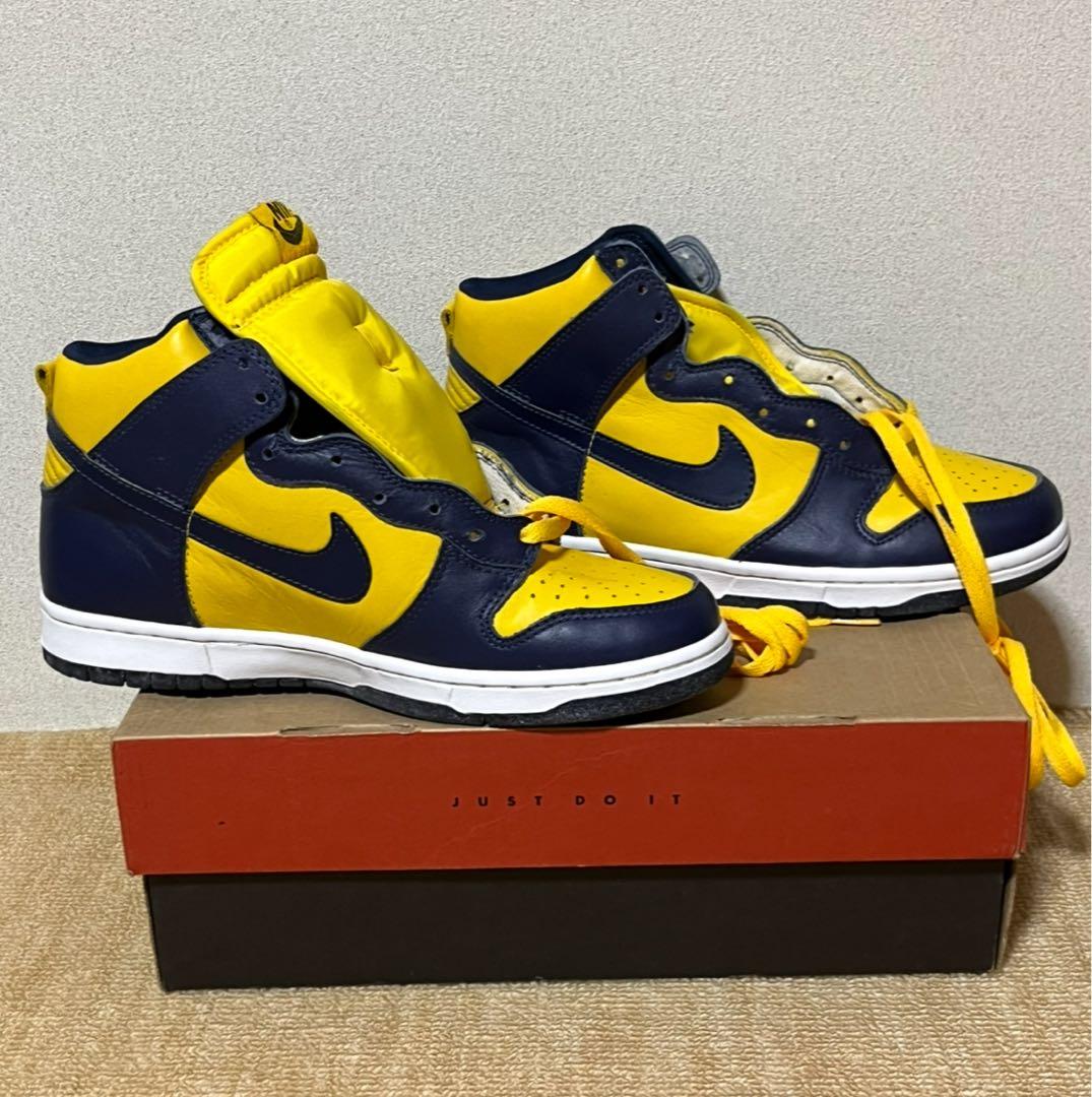 ナイキ　ダンクハイ　ミシガン　98年