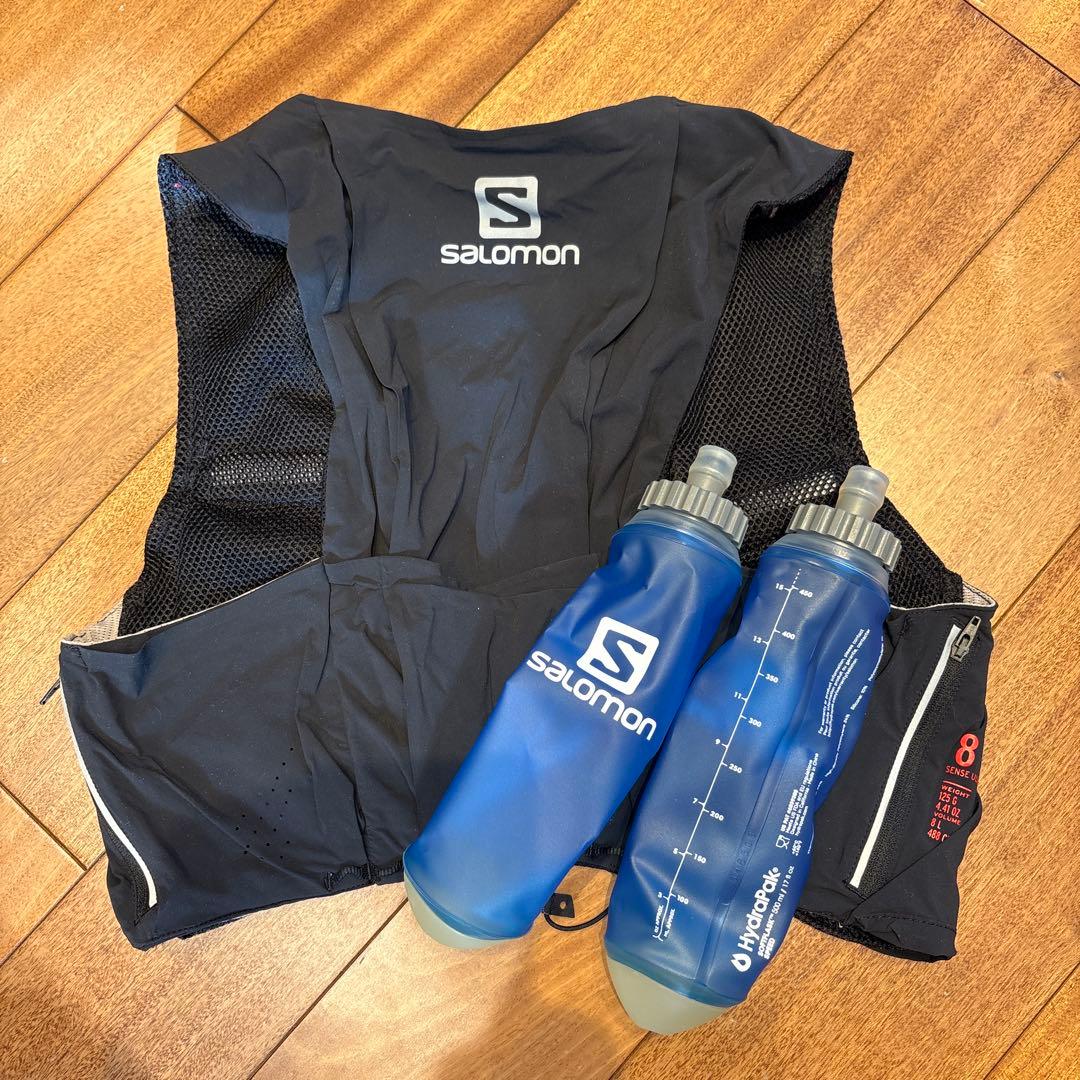 salomon SLAB ベスト 8L ボトル付き